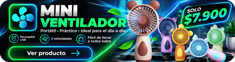 Mini ventilador: ver productos